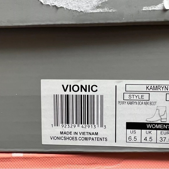 Vionic Womens Perry Kamryn Bootie Pewter 6.5 M - Picture 6 of 6